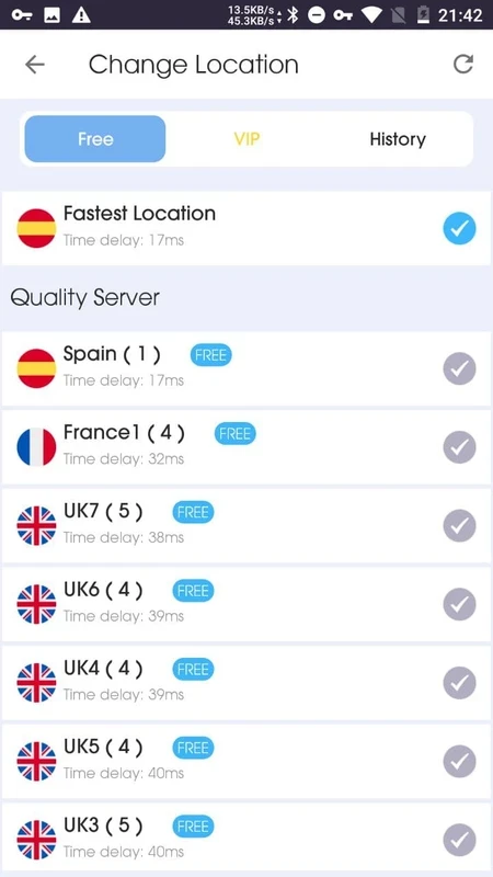 VPN - Super Unlimited Proxy – capture d'écran 6